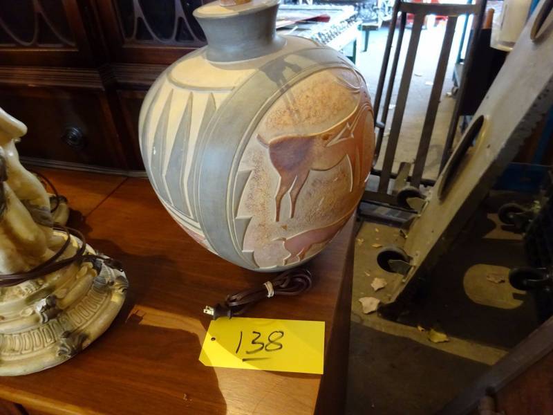 lot 138 image: Prehistoric Lamp