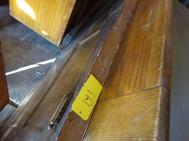 lot 141 image: Old Swinging Parlor Door