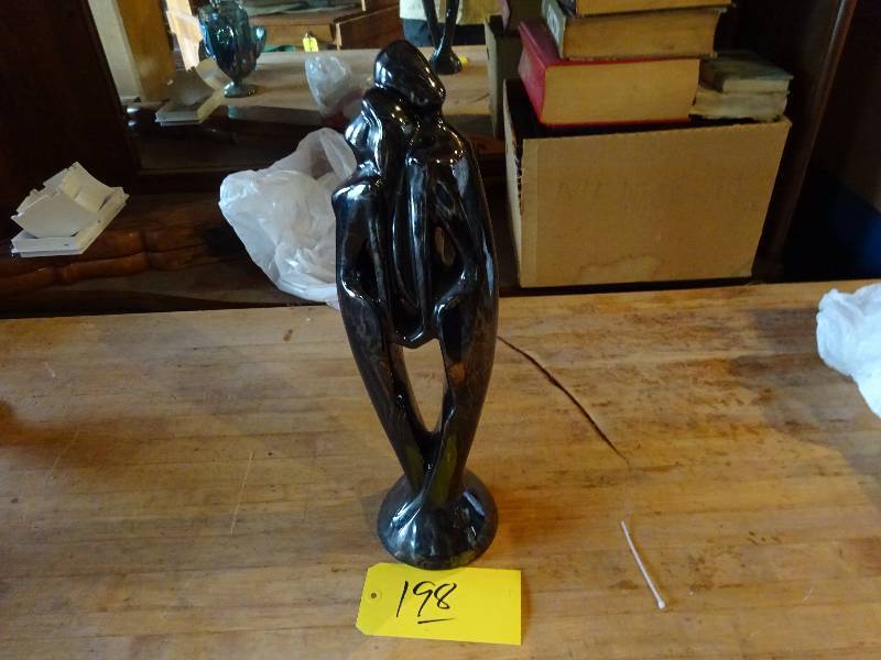 lot 198 image: Lovers statue