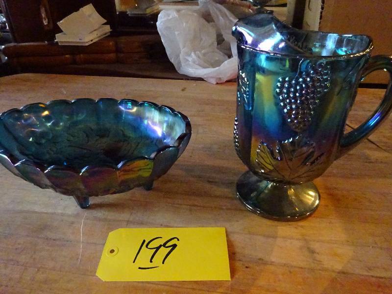lot 199 image: Carnival glass