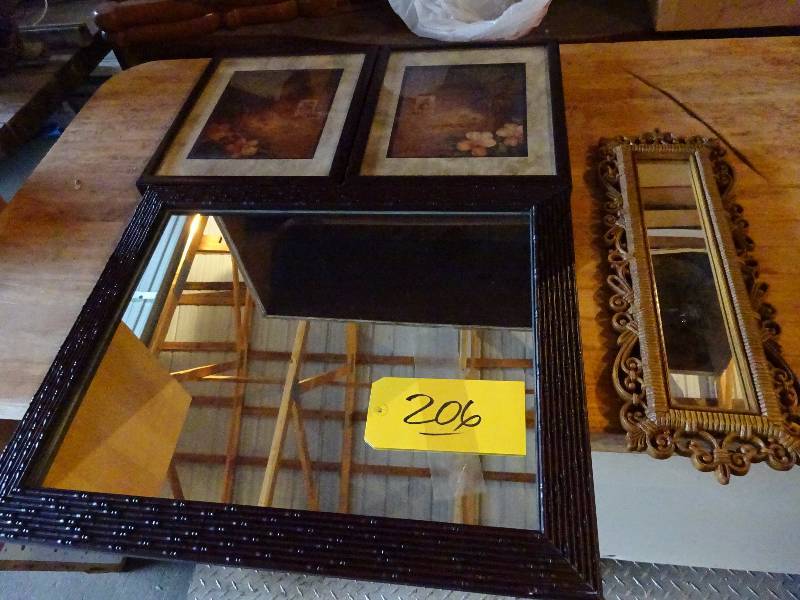 lot 206 image: Mirrors, Prints