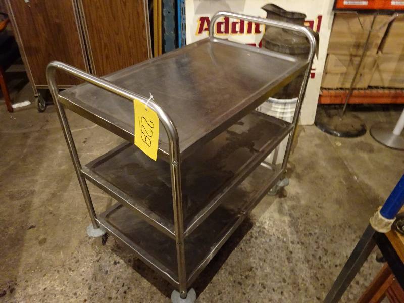 lot 228 image: Stainless Cart