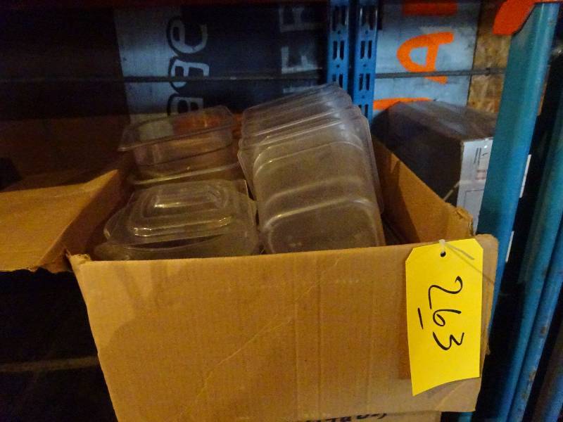lot 263 image: Plastic Containers