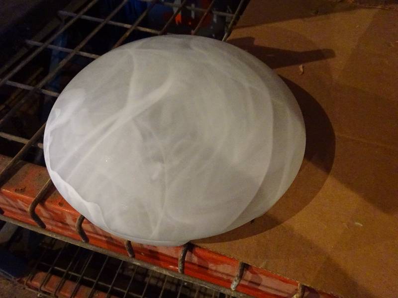 lot 266 image: Two New Round Fluorescent Light Fixtures