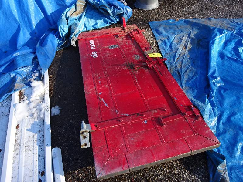 lot 329 image: Red Fire Door