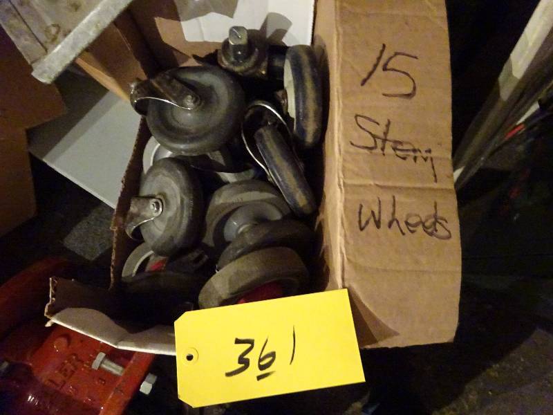 lot 361 image: 15 Stem wheels