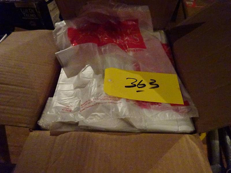 lot 363 image: Case of Plastic Bags