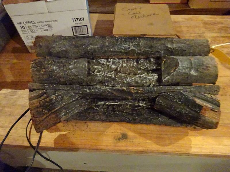 lot 370 image: Fake Fire Log