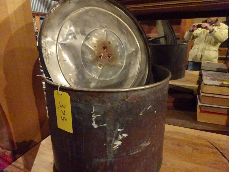 lot 373 image: Large Unusual Tank wcover