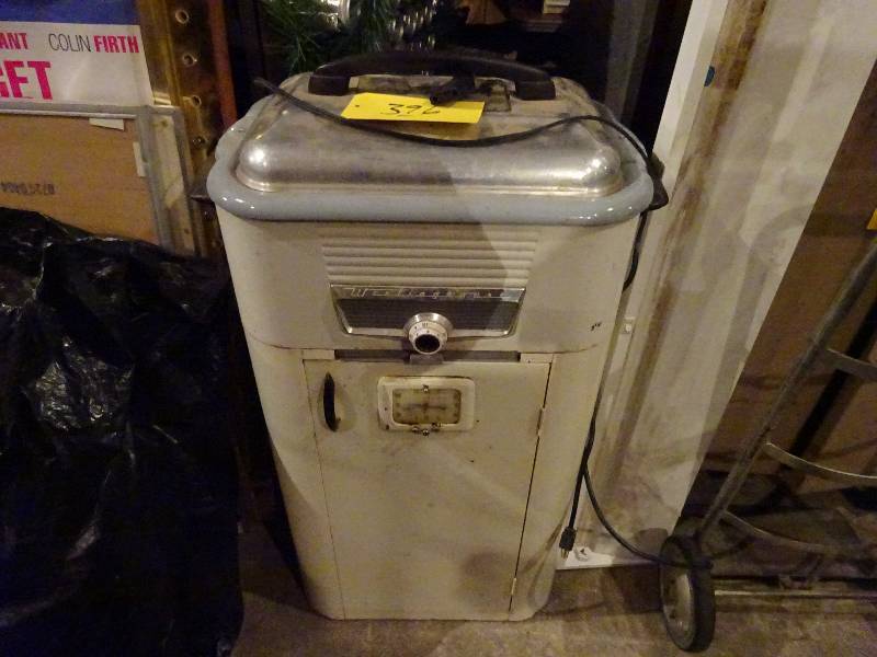 lot 396 image: Old Roaster on Stand