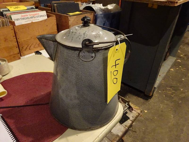lot 400 image: Grey Coffee Pot
