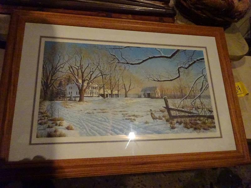 lot 406 image: Print and Clock