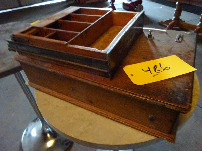lot 486 image: Old Cash Register Drawers