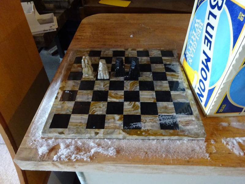 lot 503 image: Onyx Chess Set