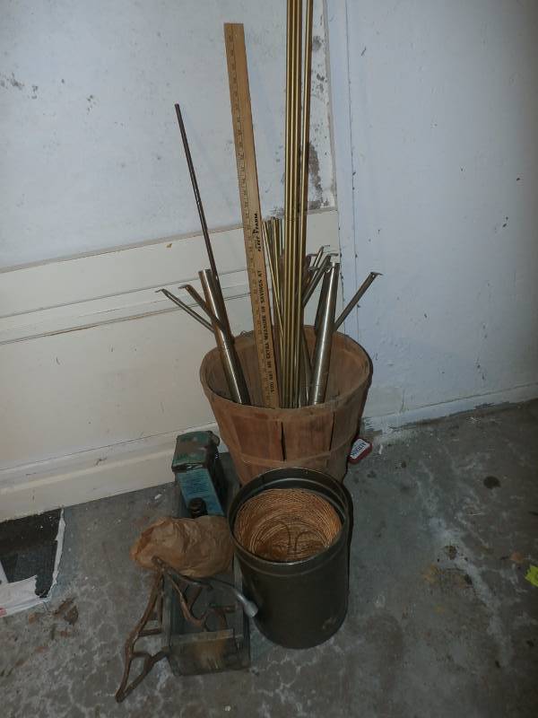wood crateyard sticktwine,etc.