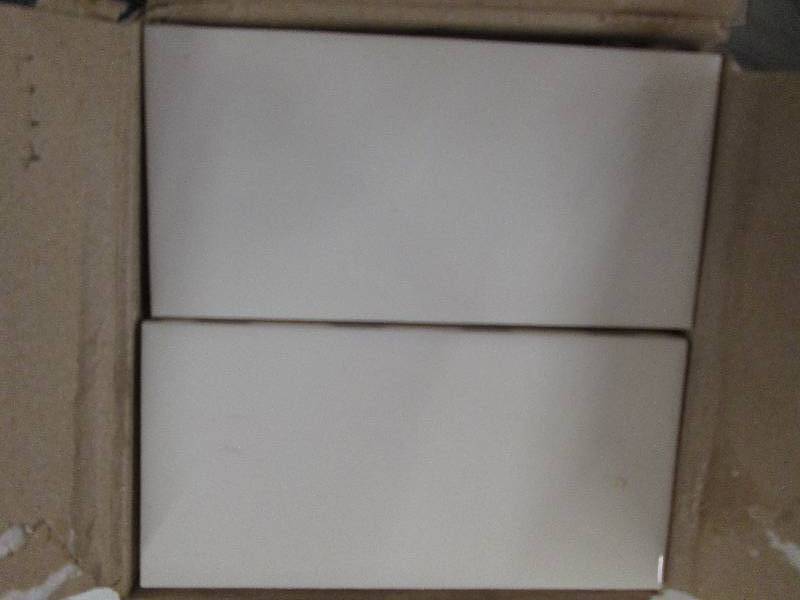 5 packages of 3x6 wall tile snow ...