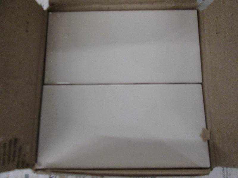 5 packages of 3x6 wall tile snow ...