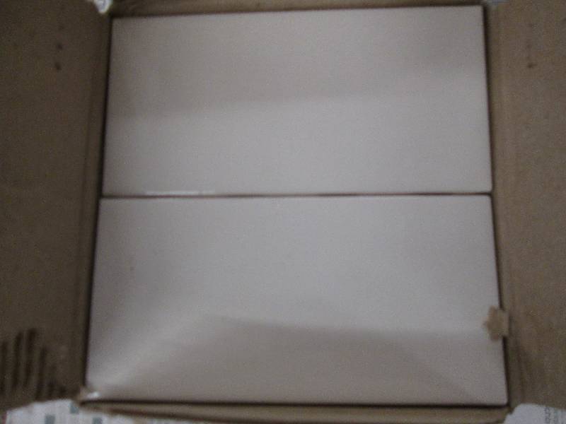 5 packages of 3x6 wall tile snow ...