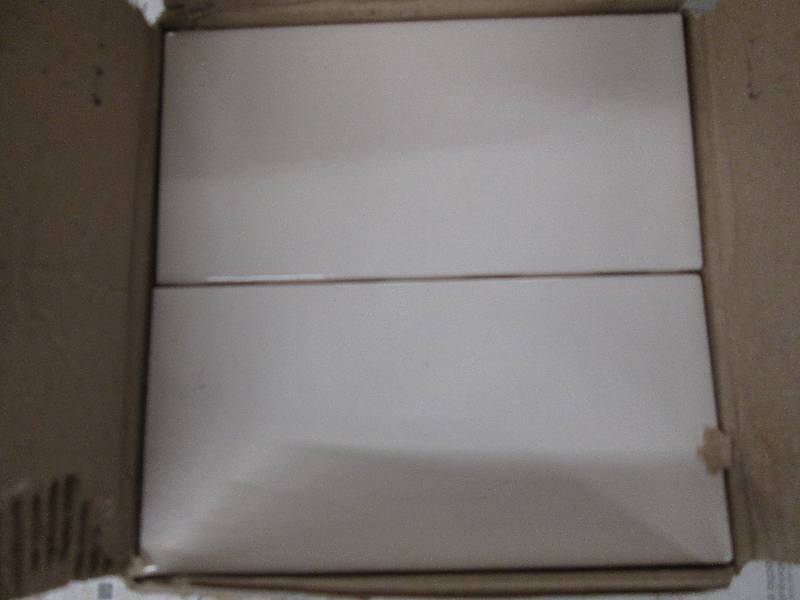 5 packages of 3x6 wall tile snow ...