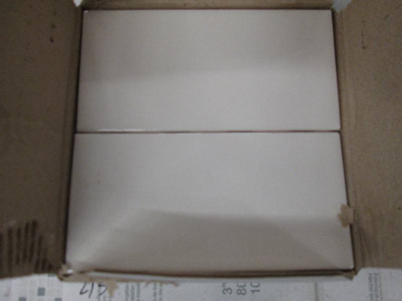 5 packages of 3x6 wall tile snow ...