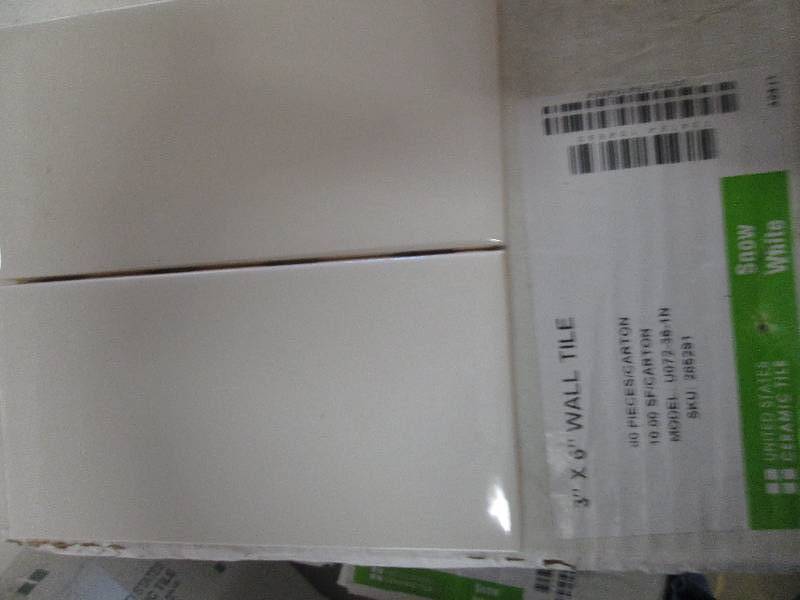 4 packages of 3x 6 snow white wal...