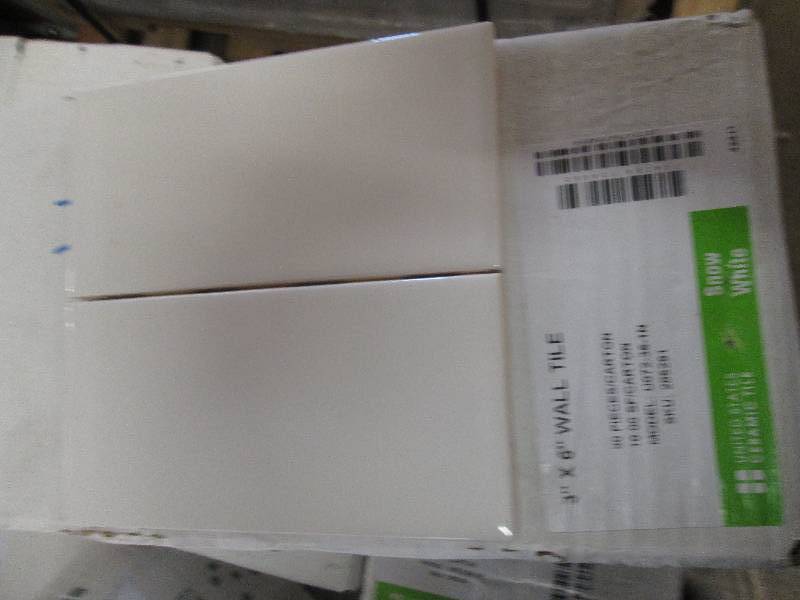 4 packages of 3x 6 snow white wal...