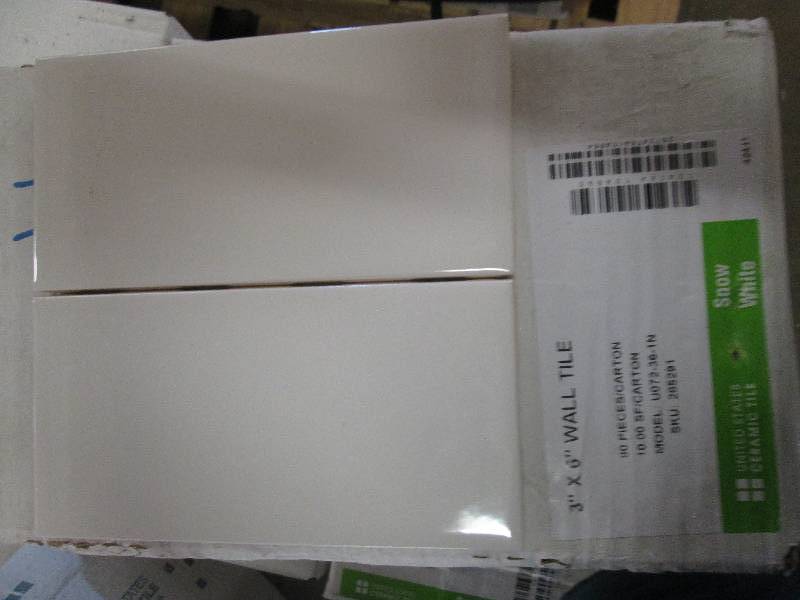 4 packages of 3x 6 snow white wal...