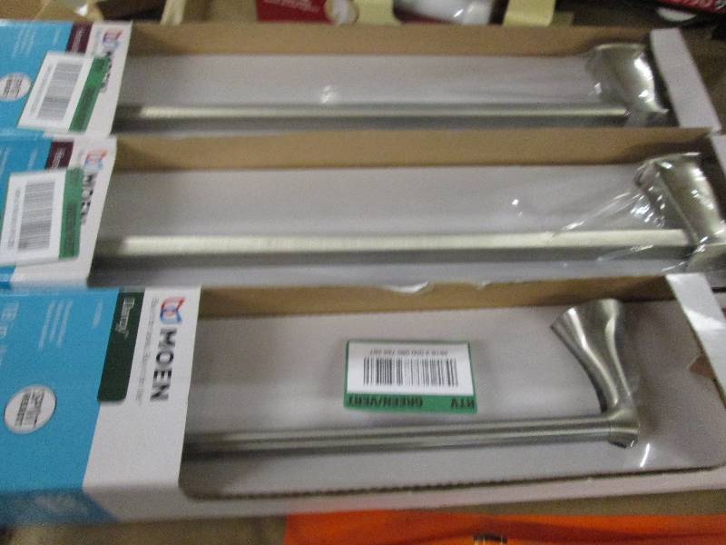 3 moen towel bars 2 24, 1 18 ...
