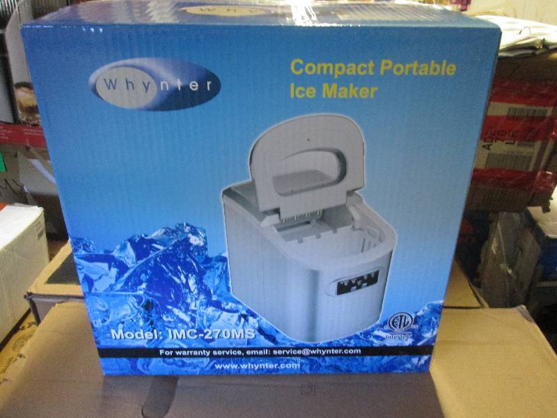 Whynter compact portable ice maker...