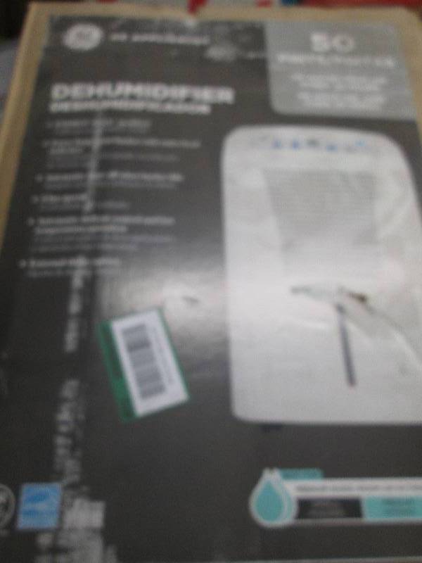 GE 50 pint dehumidifier medium size...