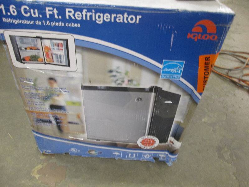 Igloo 1.6 cuft. refrigerator tested...