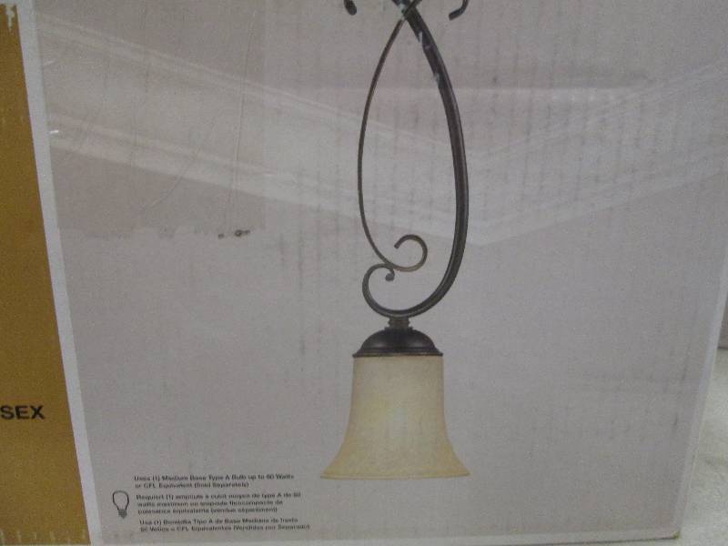 Hampton Bay mini-pendant fixture op...