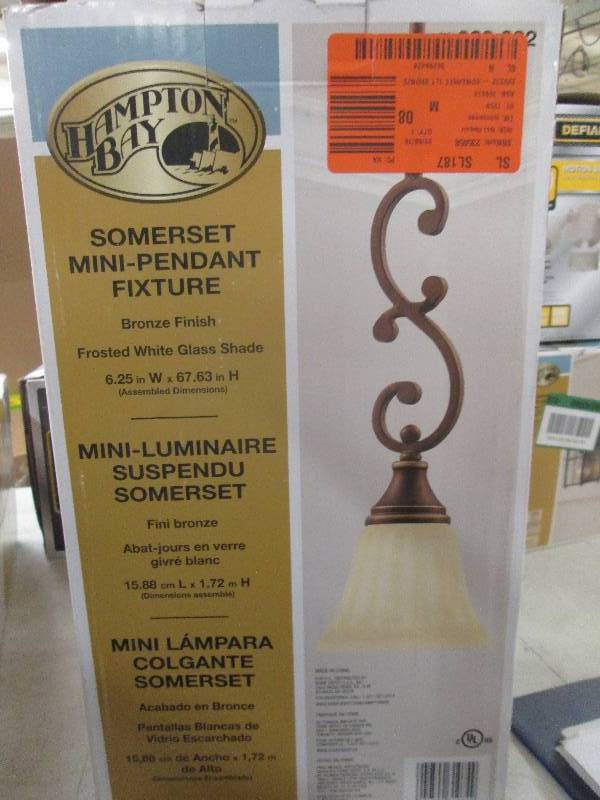 Hampton Bay somerset mini-pendant f...