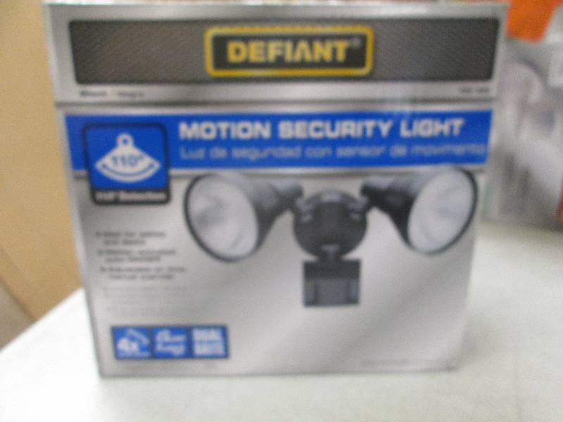 Defiant motion security light open ...