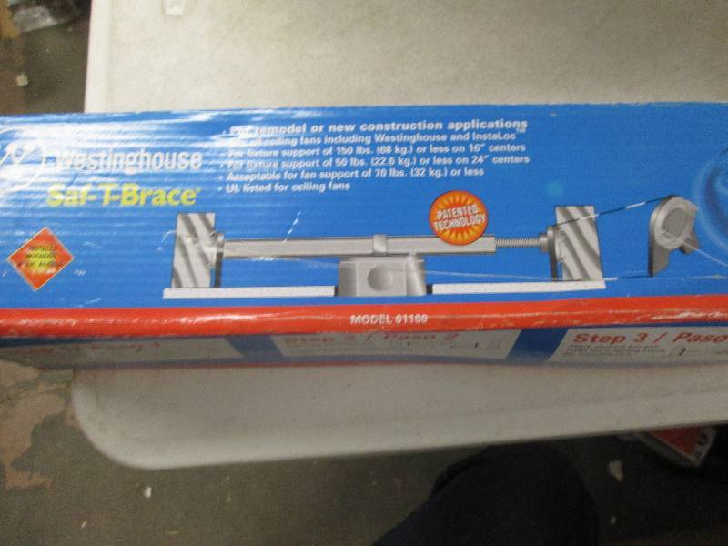 Westinghouse ceiling fan  saf-t-bra...