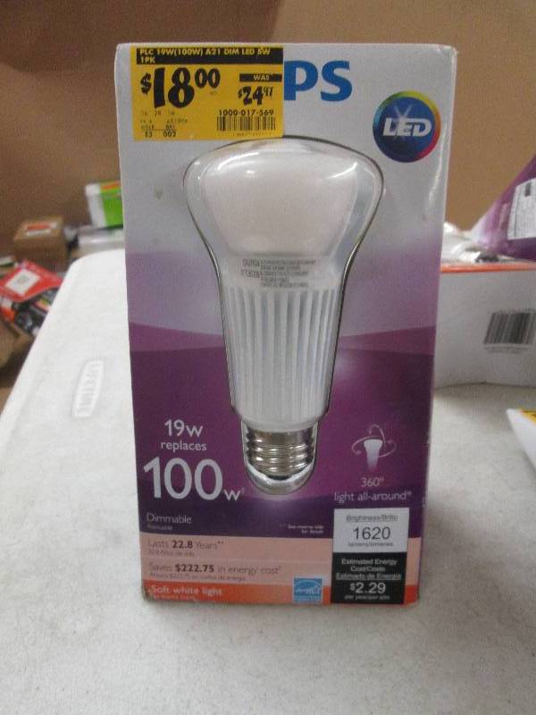 1 new philips LED 19watt replaces 1...