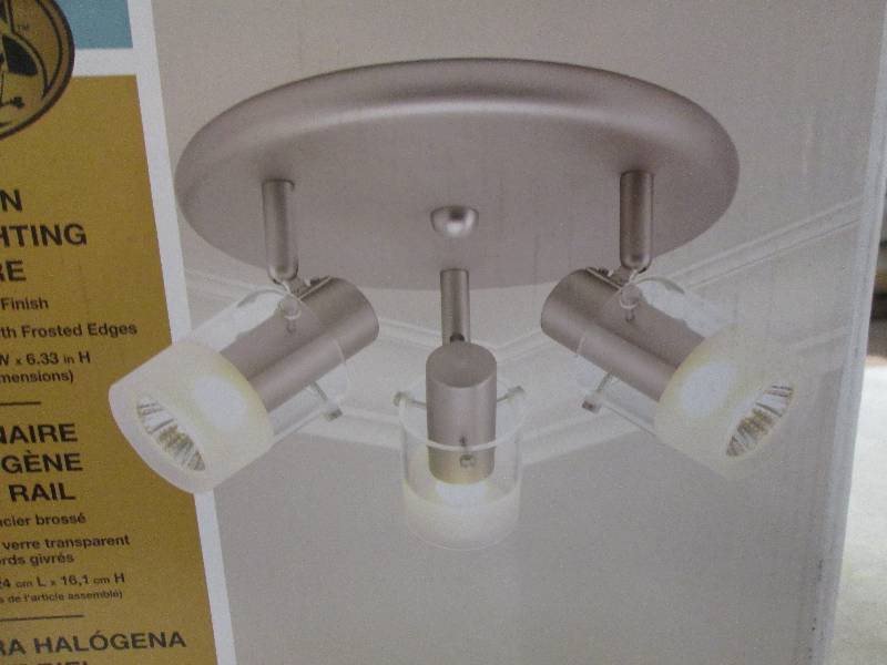Hampton Bay 3 light halogen track l...