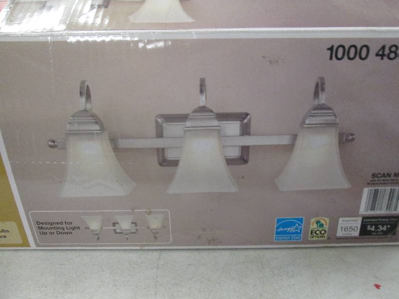 Hampton Bay 3-light LED vanity fixt...