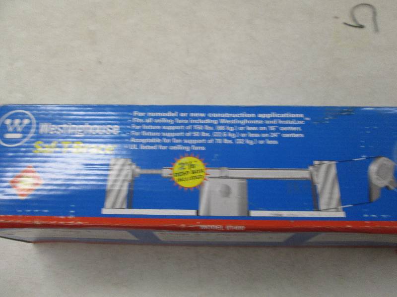 Westinghouse ceiling fan saf-t-brac...