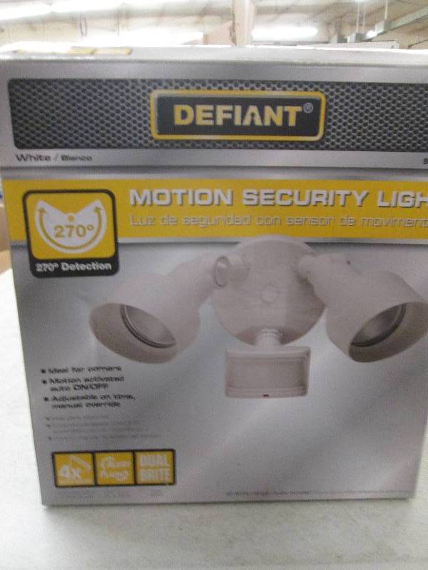Defiant motion security light open ...