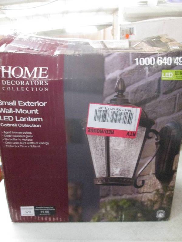Home Decorators small exterior wall...