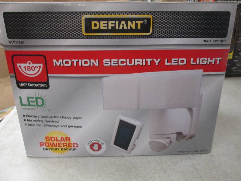 Defiant LED solar powered motion se...