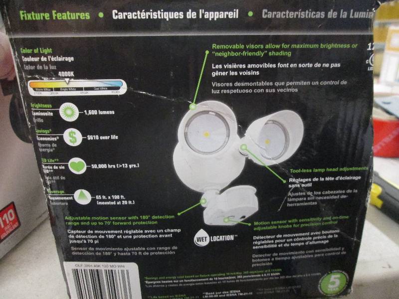 Lithonia lighting LED motion activa...