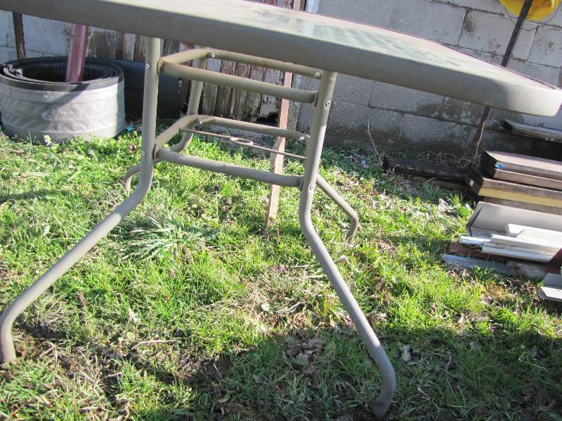 Glass Patio Table