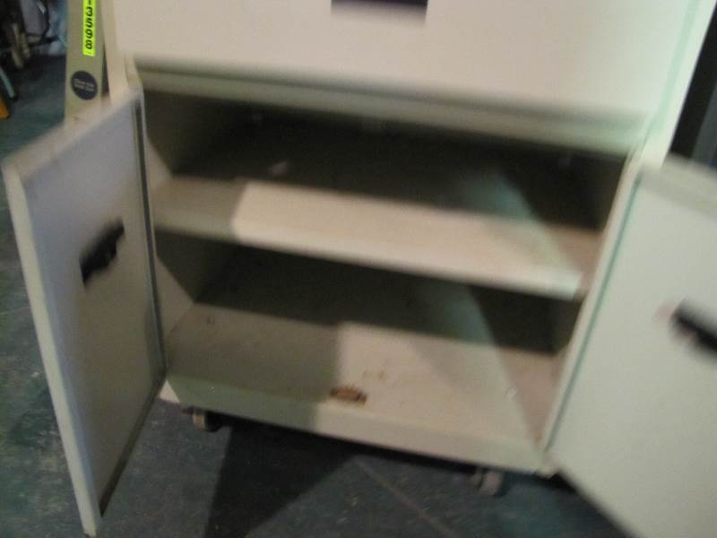 Rolling Metal Cabinet