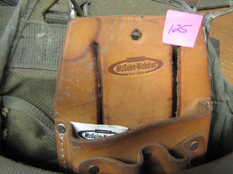 Canvas tool belt