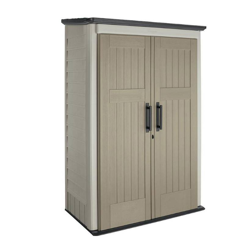 Rubbermaid 4 ft. x 2-1/2 ft. Large Vertical Storage Shed 