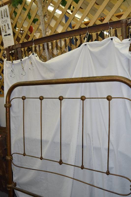 lot 128 image: Antique Bed Frame