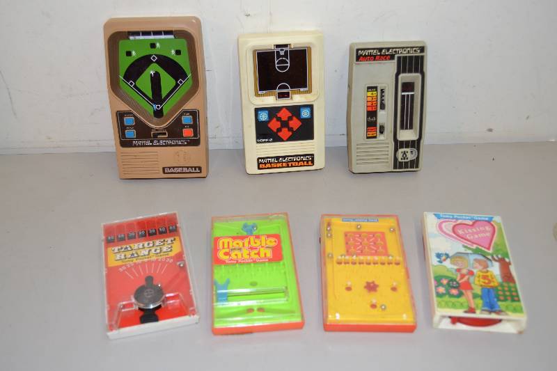 lot 162 image: Mattel and Tommy Pocket Vintage Games