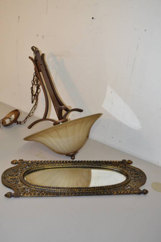 lot 182 image: Ceiling Light Mirror